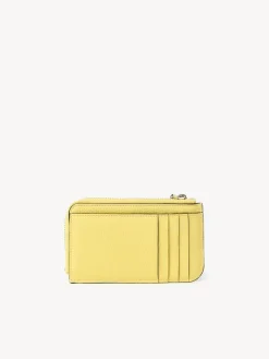 Porte-Cartes-Chloé Porte-Monnaie Alphabet Avec Fentes Pour Cartes Daffodil Yellow
