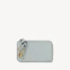 Porte-Cartes-Chloé Porte-Monnaie Alphabet Avec Fentes Pour Cartes Icy Blue