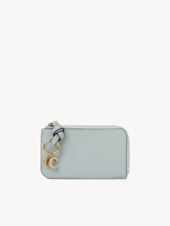 Porte-Cartes-Chloé Porte-Monnaie Alphabet Avec Fentes Pour Cartes Icy Blue