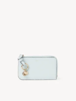 Porte-Cartes-Chloé Porte-Monnaie Alphabet Avec Fentes Pour Cartes Skylight Blue