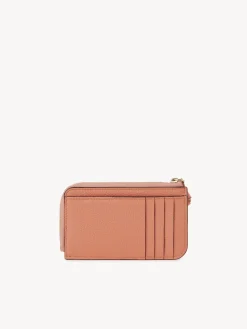 Porte-Cartes-Chloé Porte-Monnaie Alphabet Avec Fentes Pour Cartes Flaming Coral