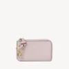 Porte-Cartes-Chloé Porte-Monnaie Alphabet Avec Fentes Pour Cartes Pure Pink