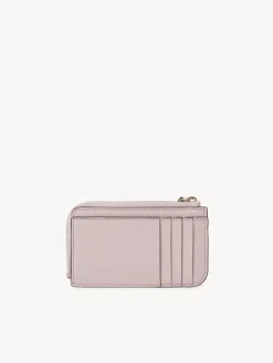 Porte-Cartes-Chloé Porte-Monnaie Alphabet Avec Fentes Pour Cartes Pure Pink