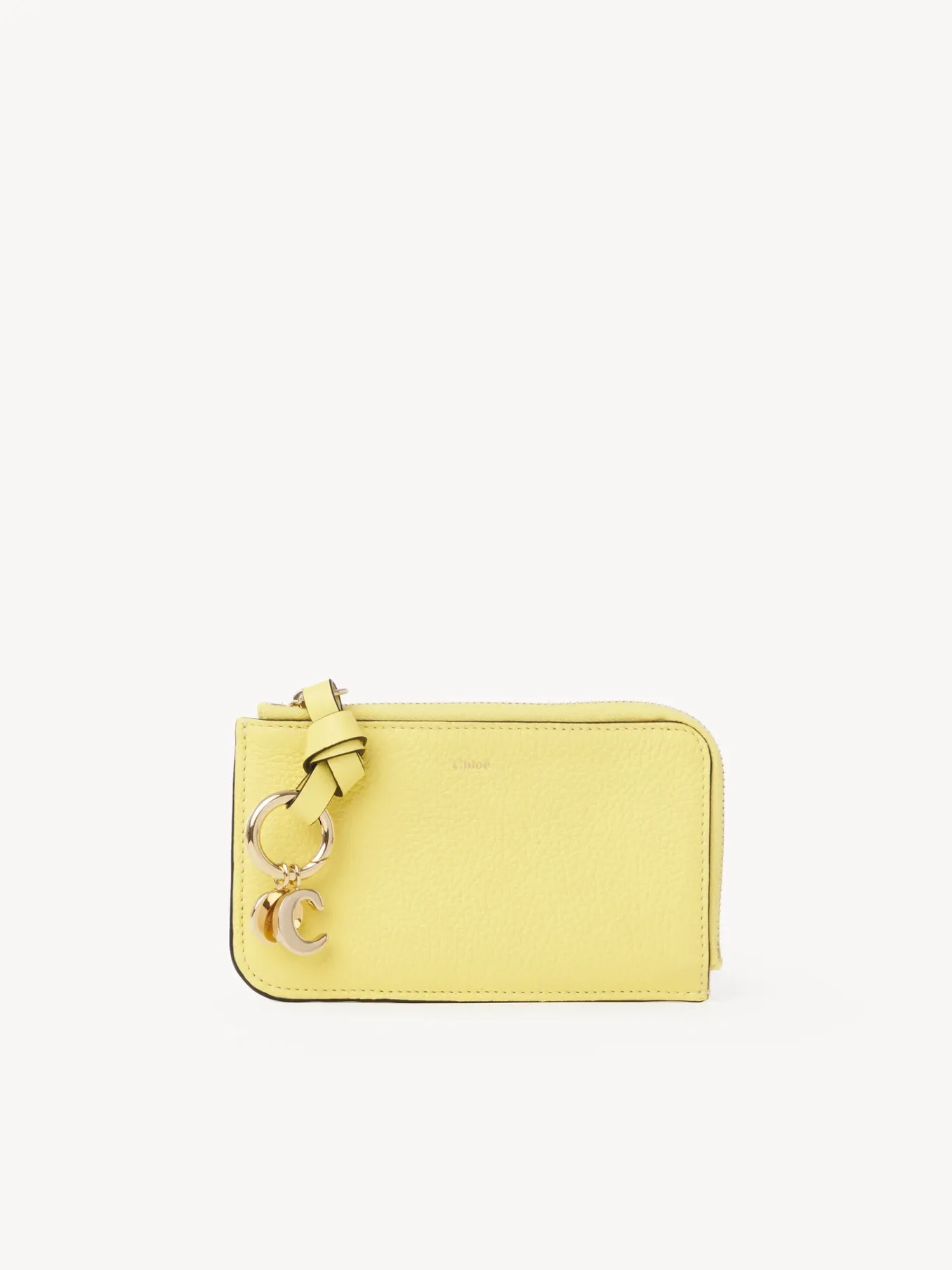Porte-Cartes-Chloé Porte-Monnaie Alphabet Avec Fentes Pour Cartes Truly Yellow