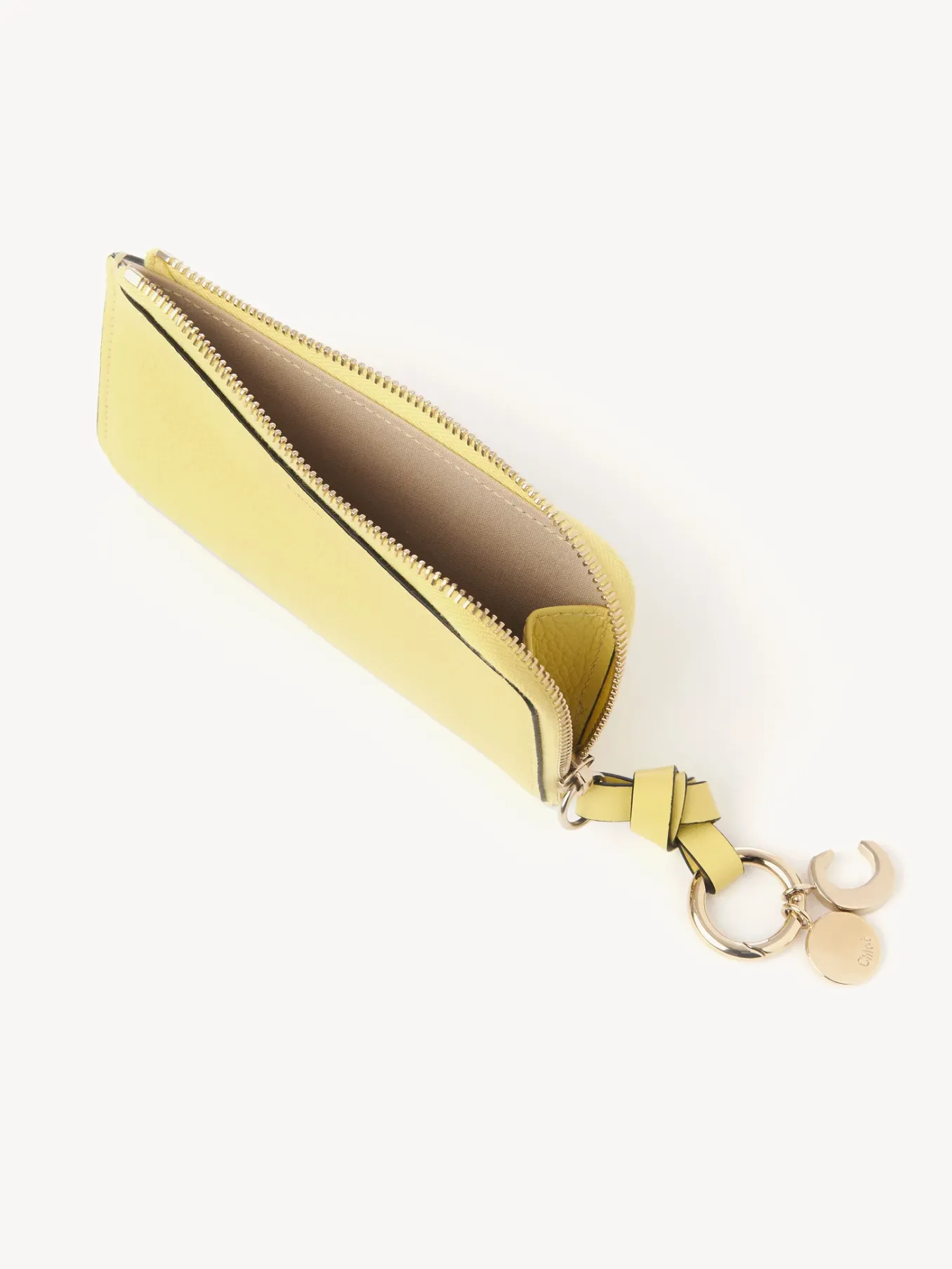Porte-Cartes-Chloé Porte-Monnaie Alphabet Avec Fentes Pour Cartes Truly Yellow