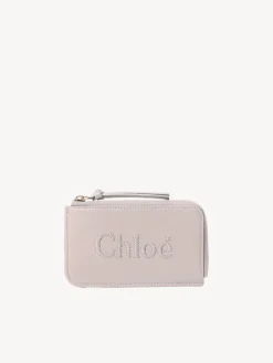 Porte-Cartes-Chloé Porte-Monnaie Chloe Sense Avec Fentes Pour Cartes Misty Lavender