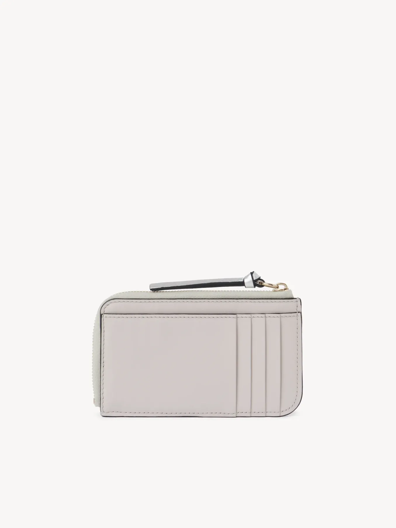 Porte-Cartes-Chloé Porte-Monnaie Chloe Sense Avec Fentes Pour Cartes Silver
