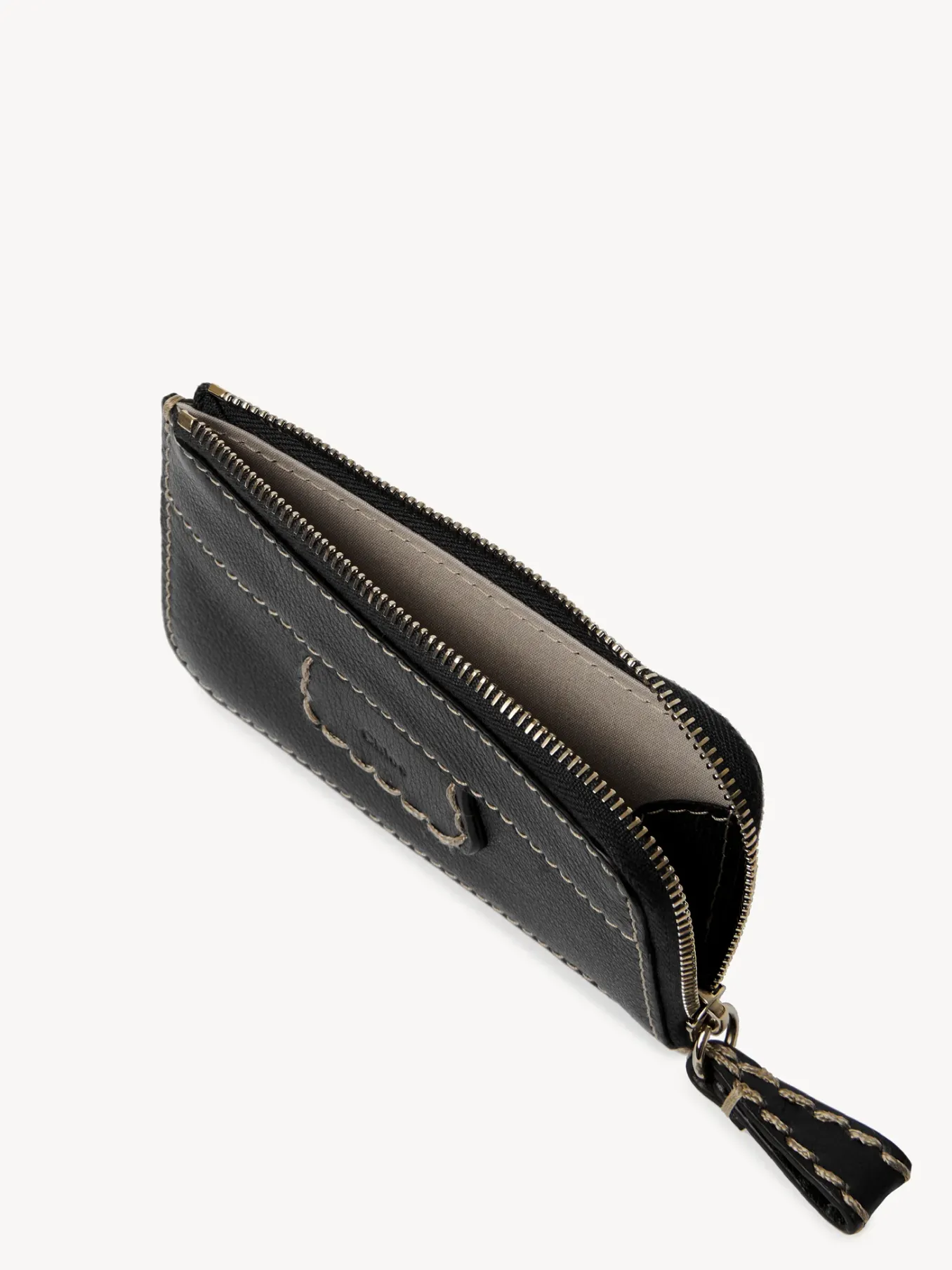Porte-Cartes-Chloé Porte-Monnaie Edith Avec Fentes Pour Cartes Noir