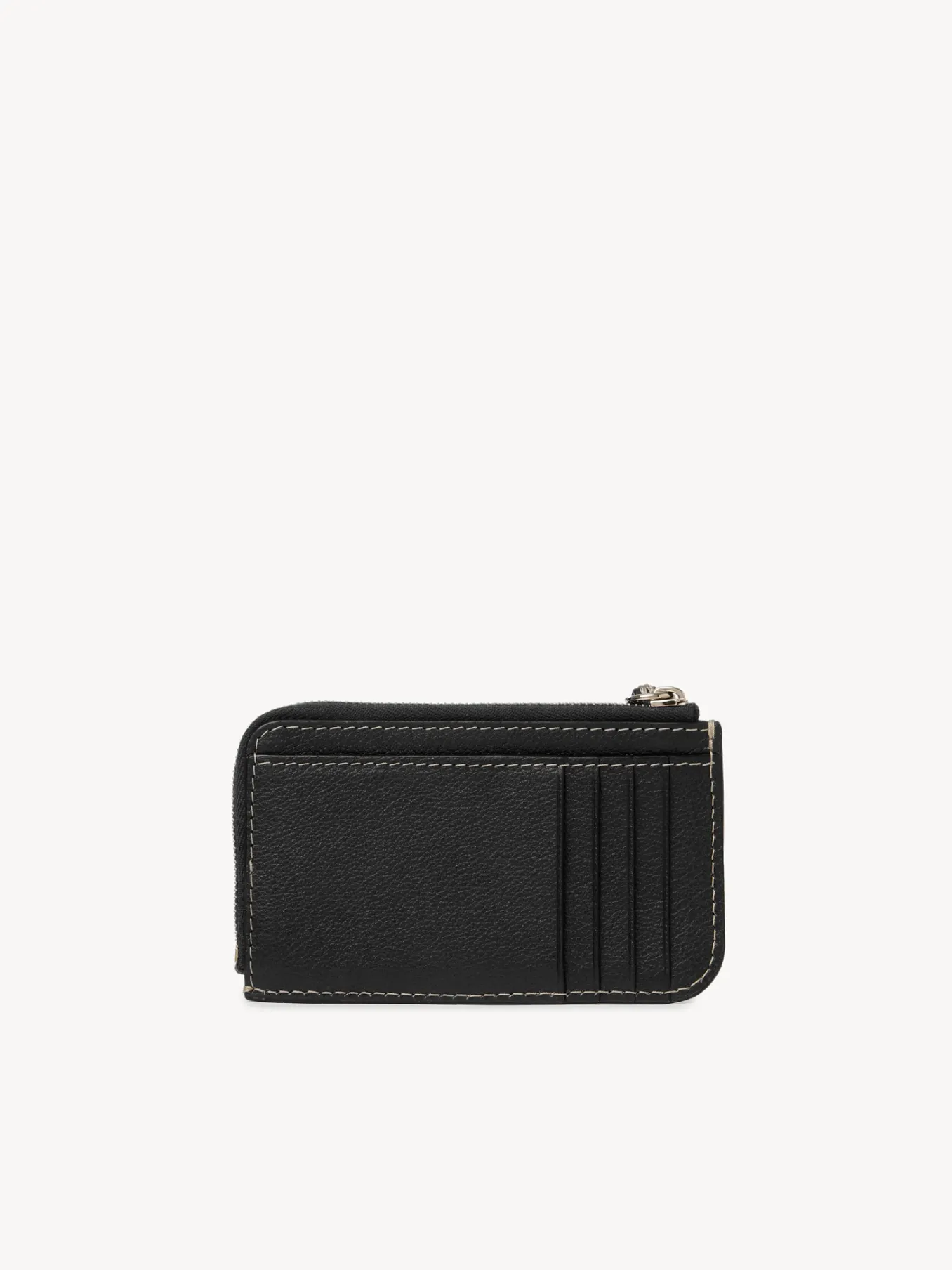 Porte-Cartes-Chloé Porte-Monnaie Edith Avec Fentes Pour Cartes Noir