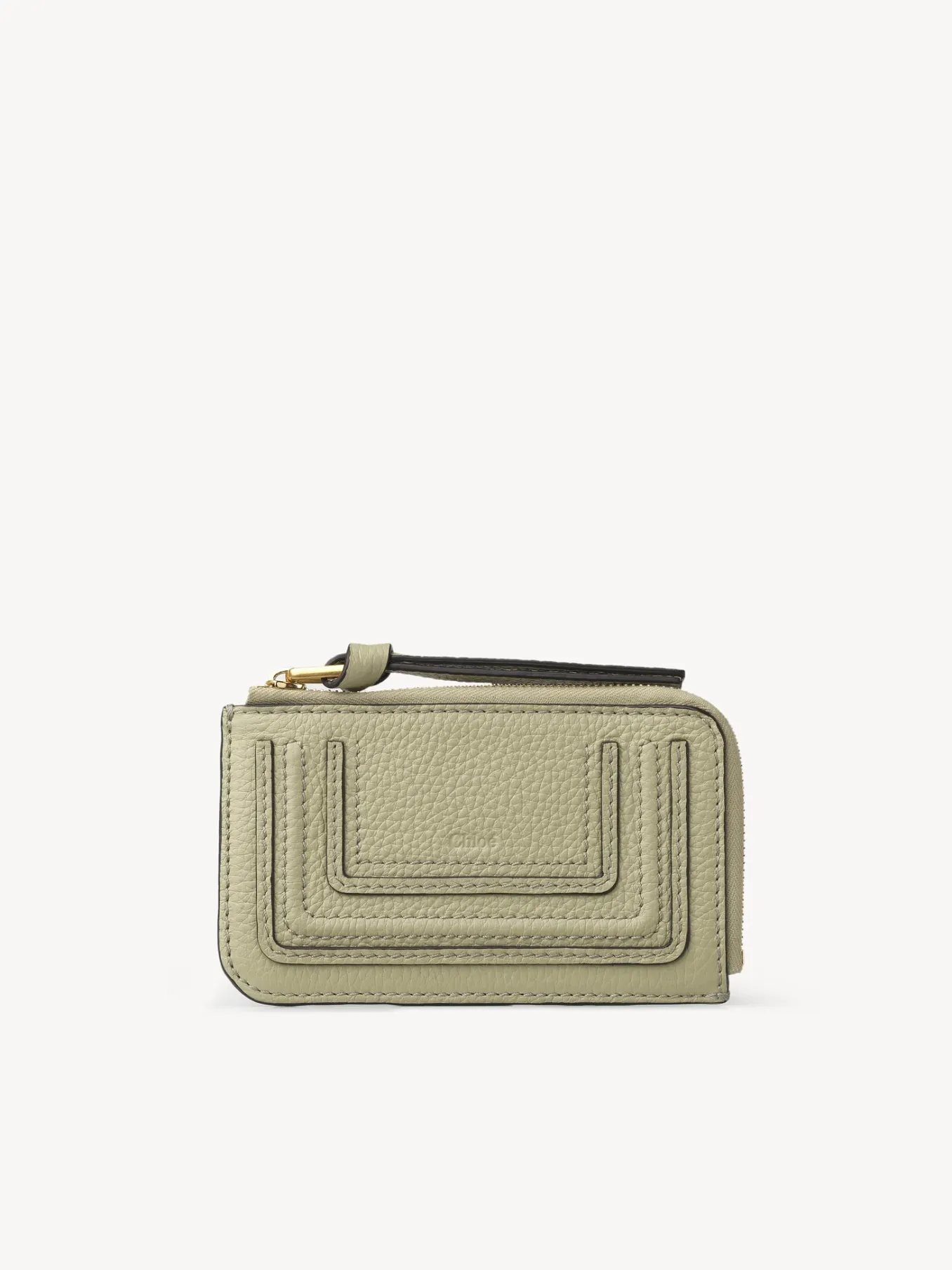 Porte-Cartes-Chloé Porte-Monnaie Marcie Avec Fentes Pour Cartes Faded Green