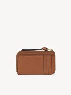 Porte-Monnaie-Chloé Porte-Monnaie Marcie Avec Fentes Pour Cartes Tan