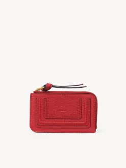 Porte-Cartes-Chloé Porte-Monnaie Marcie Avec Fentes Pour Cartes Red Flame
