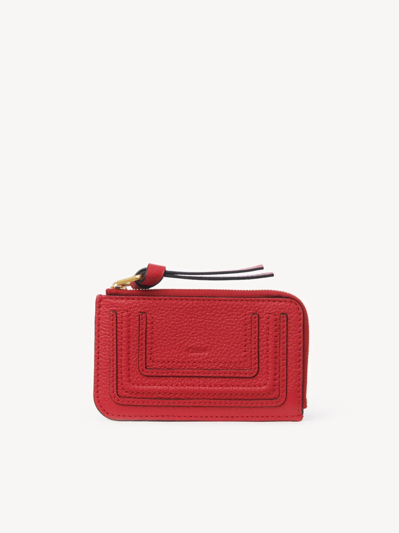 Porte-Cartes-Chloé Porte-Monnaie Marcie Avec Fentes Pour Cartes Red Flame