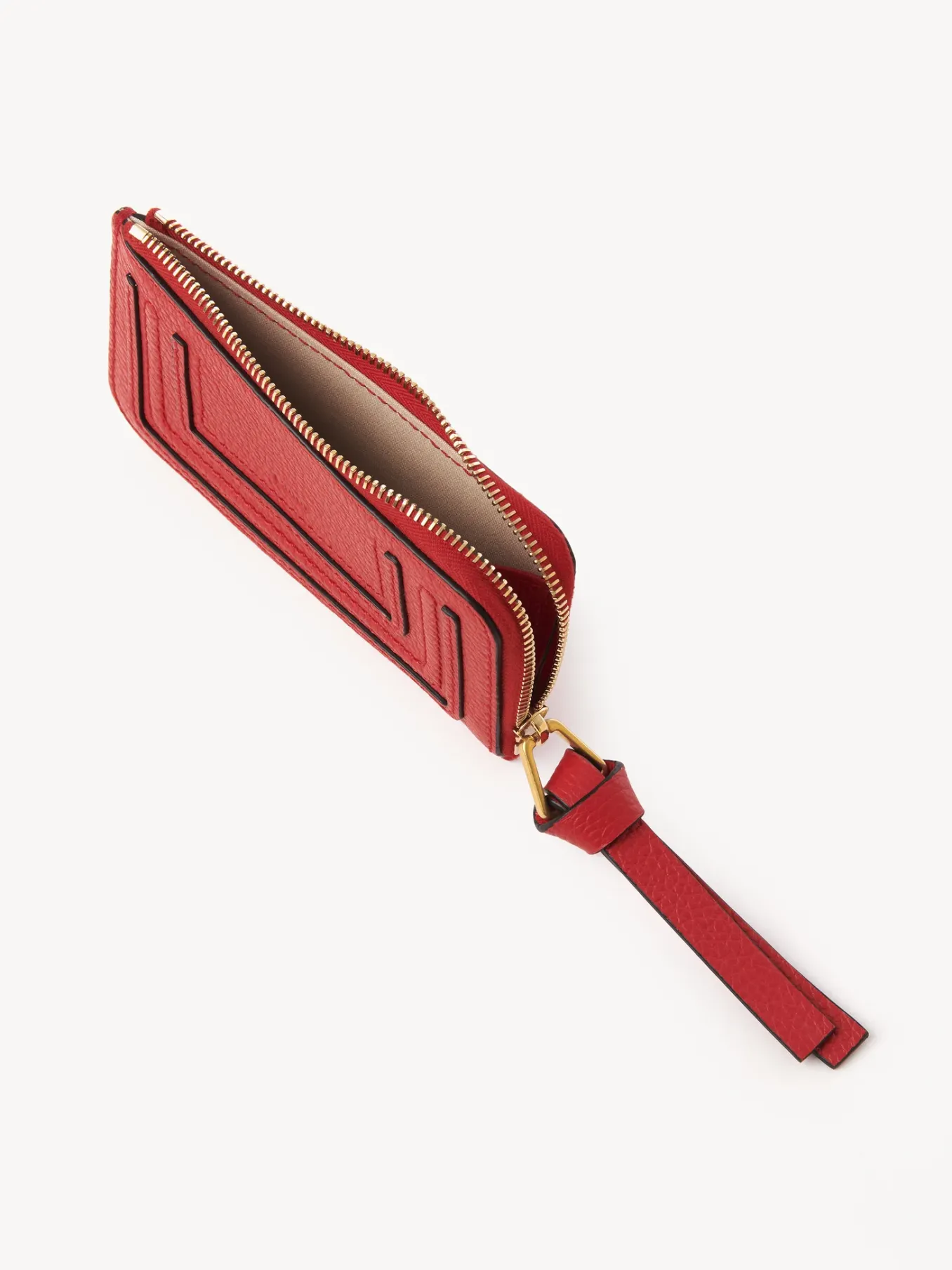 Porte-Cartes-Chloé Porte-Monnaie Marcie Avec Fentes Pour Cartes Red Flame
