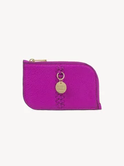 Portefeuilles Compacts-Chloé Porte-Monnaie Tilda Avec Fentes Pour Cartes Fuchsia Purple