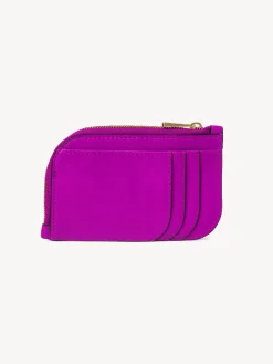 Portefeuilles Compacts-Chloé Porte-Monnaie Tilda Avec Fentes Pour Cartes Fuchsia Purple