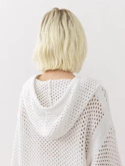 Maille-Chloé Pull A Capuche Iconic Milk