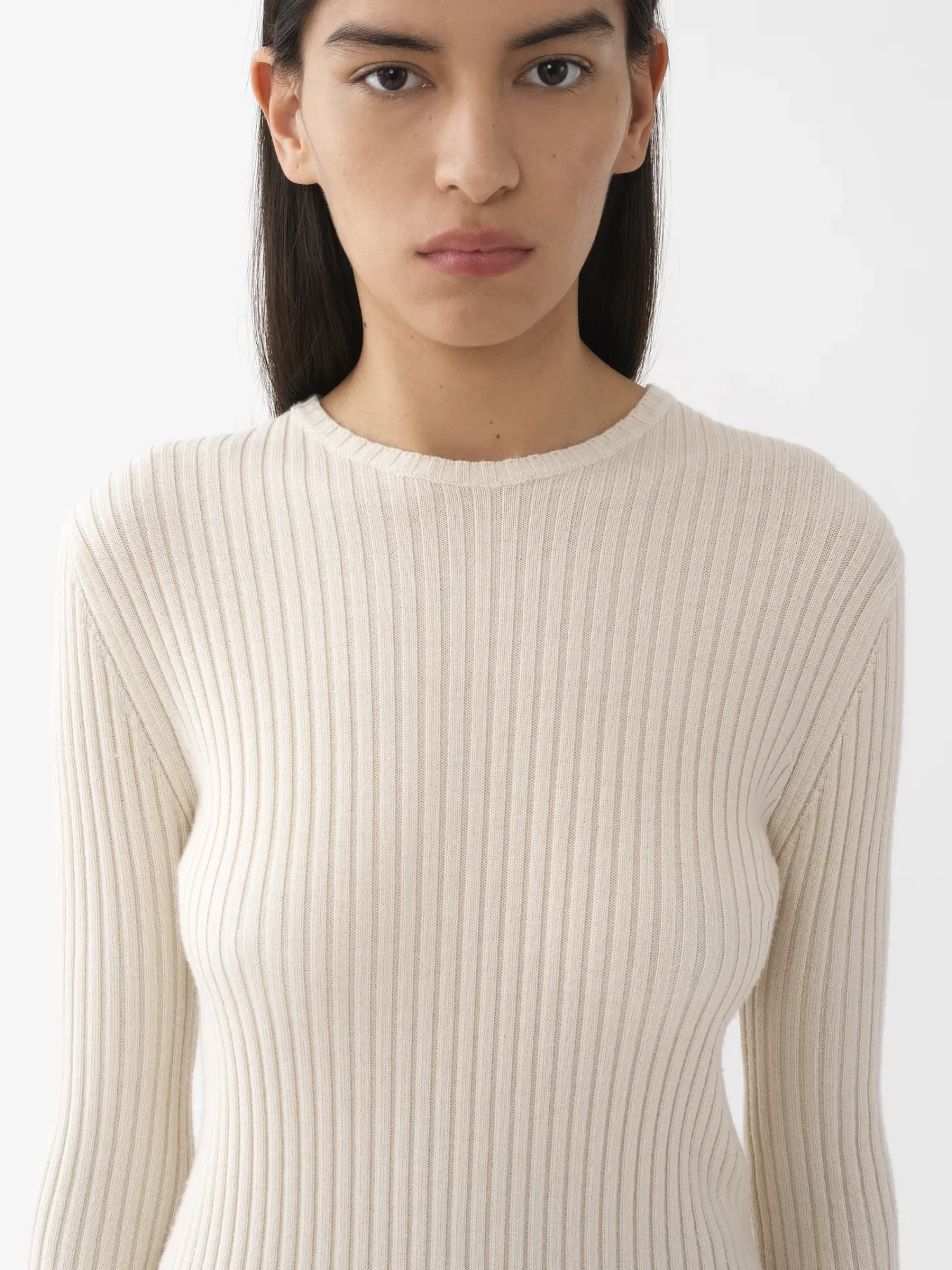 Maille-Chloé Pull Ajuste Lovely White