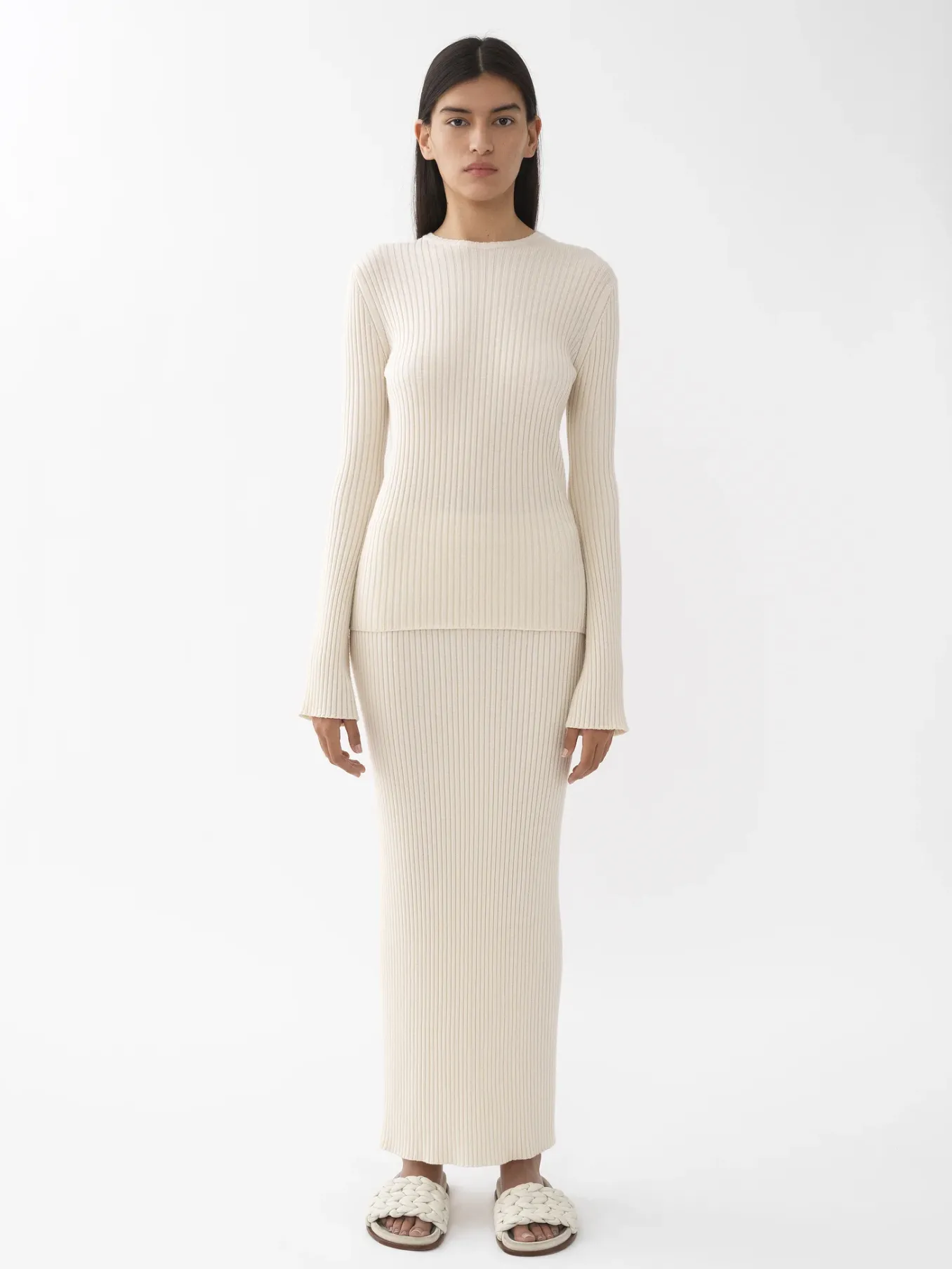 Maille-Chloé Pull Ajuste Lovely White