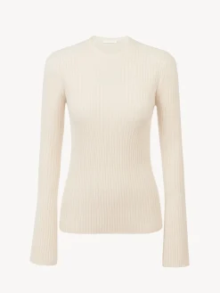 Maille-Chloé Pull Ajuste Lovely White