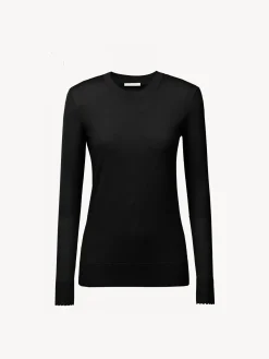 Maille-Chloé Pull Classique Noir