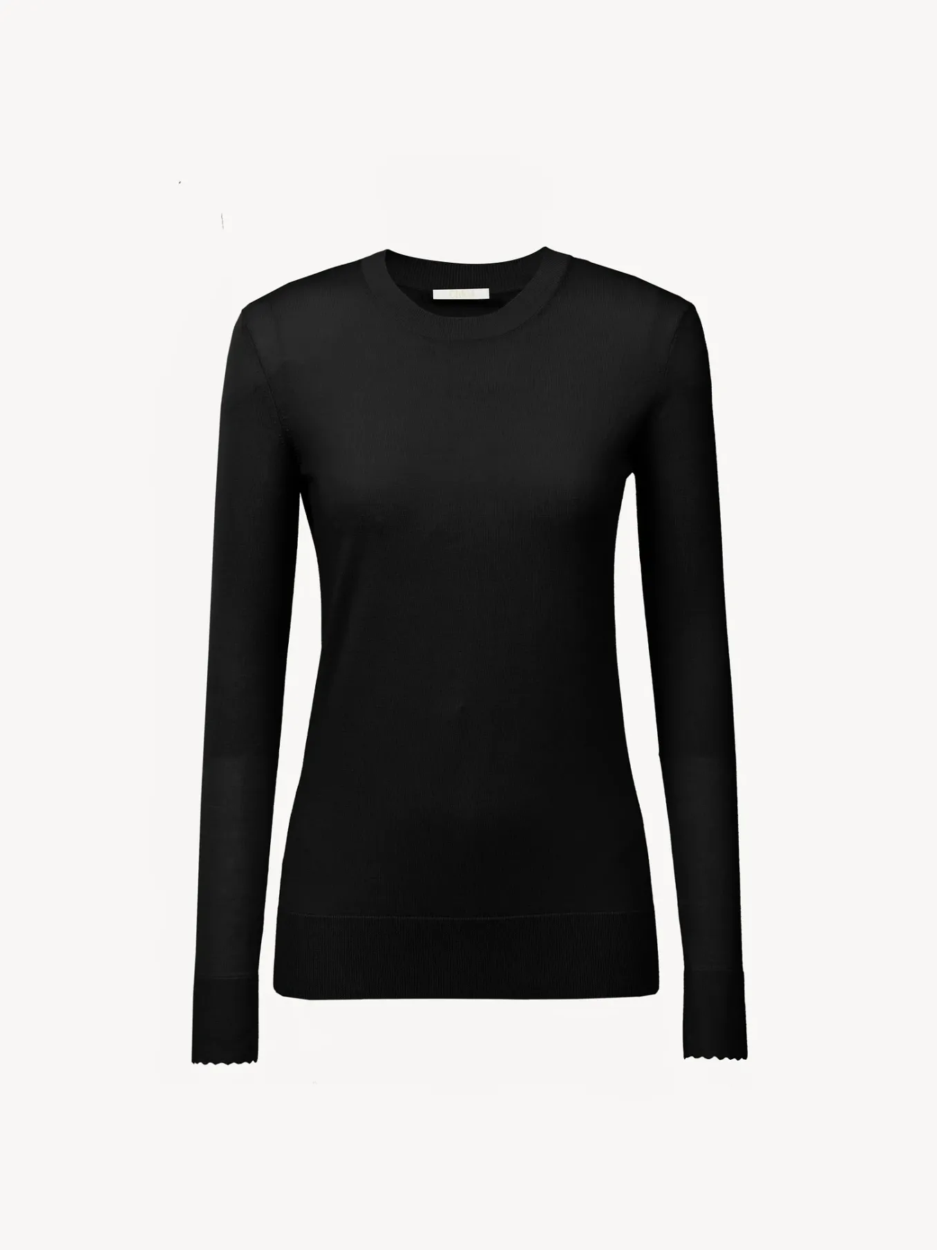 Maille-Chloé Pull Classique Noir