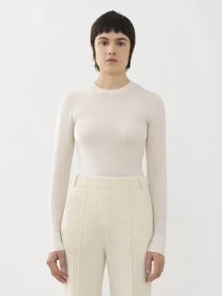 Maille-Chloé Pull Classique Iconic Milk