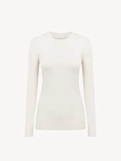 Maille-Chloé Pull Classique Iconic Milk