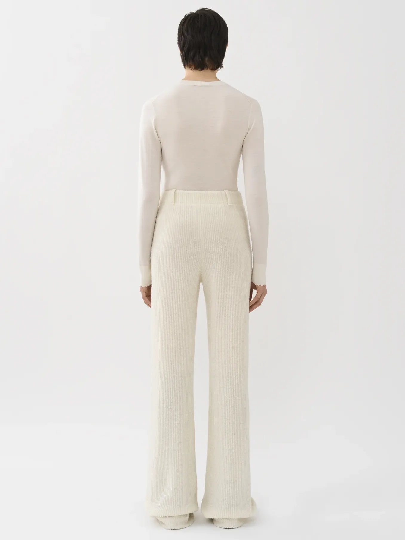 Maille-Chloé Pull Classique Iconic Milk