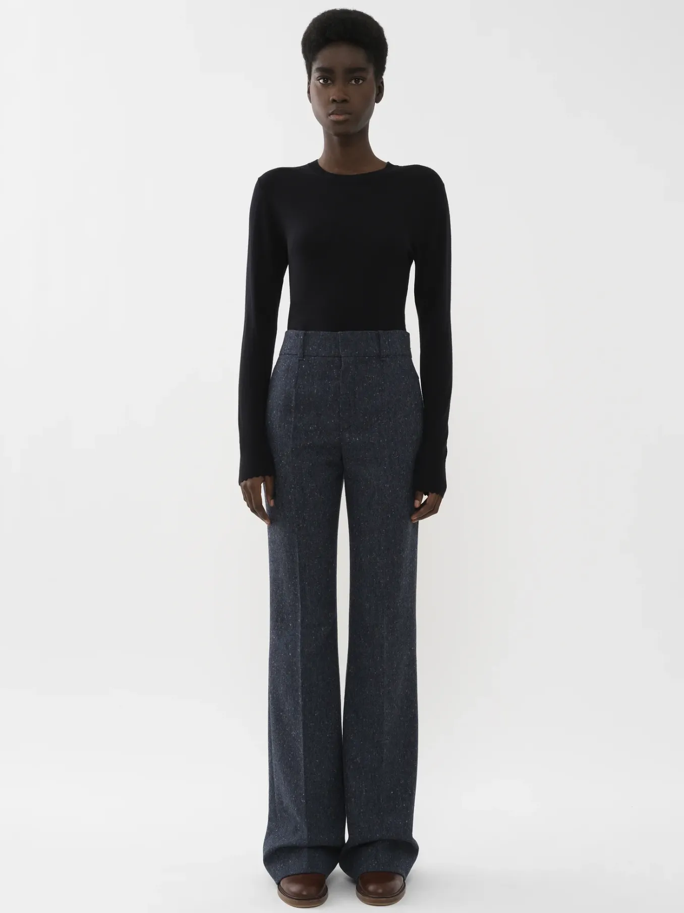 Maille-Chloé Pull Classique Iconic Navy