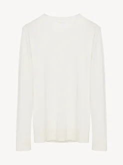 Maille-Chloé Pull Col Rond Iconic Milk