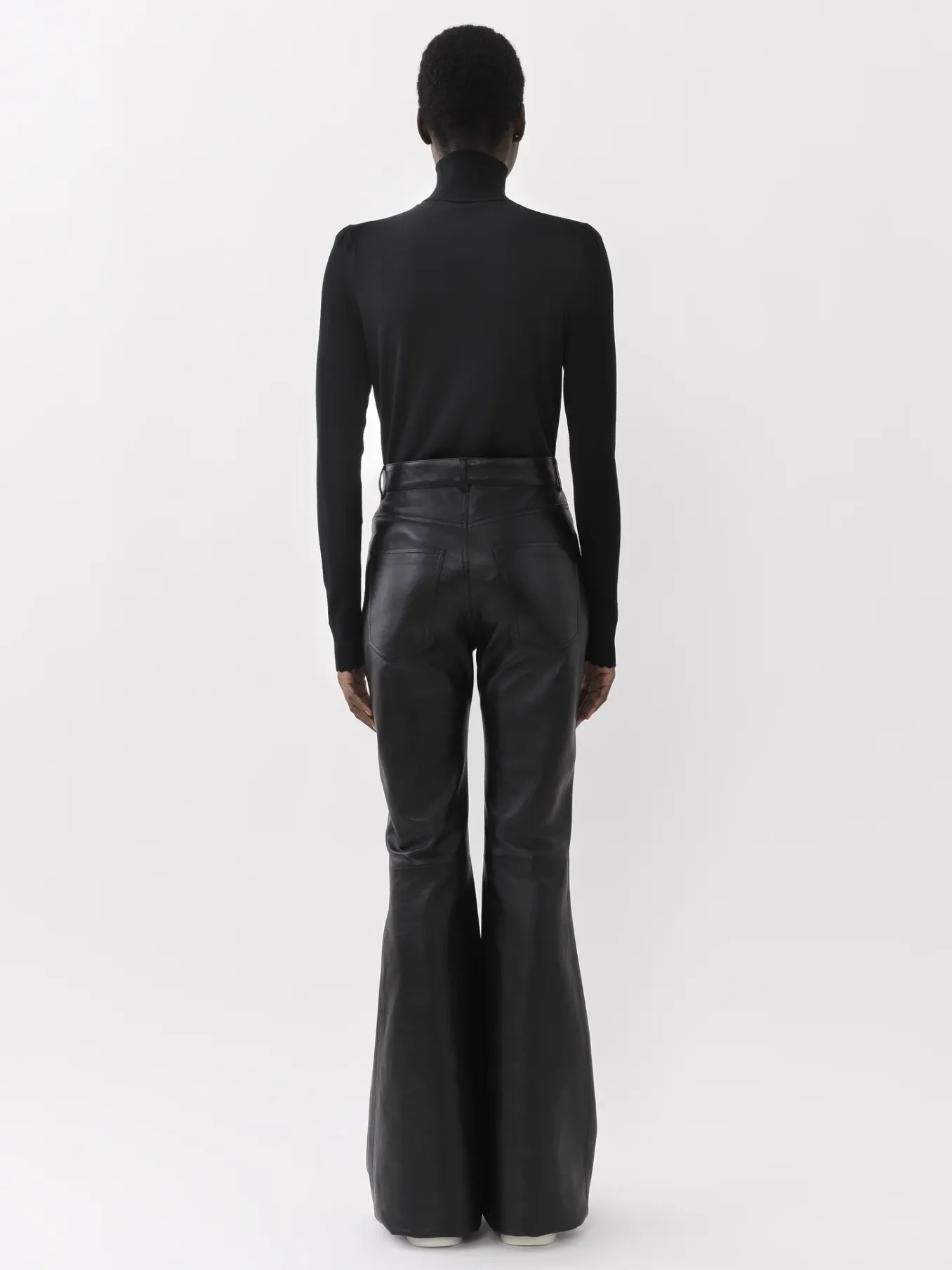 Maille-Chloé Pull Col Roule Noir
