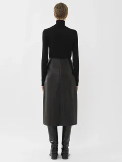 Maille-Chloé Pull Col Roule Noir