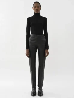 Maille-Chloé Pull Col Roule Noir