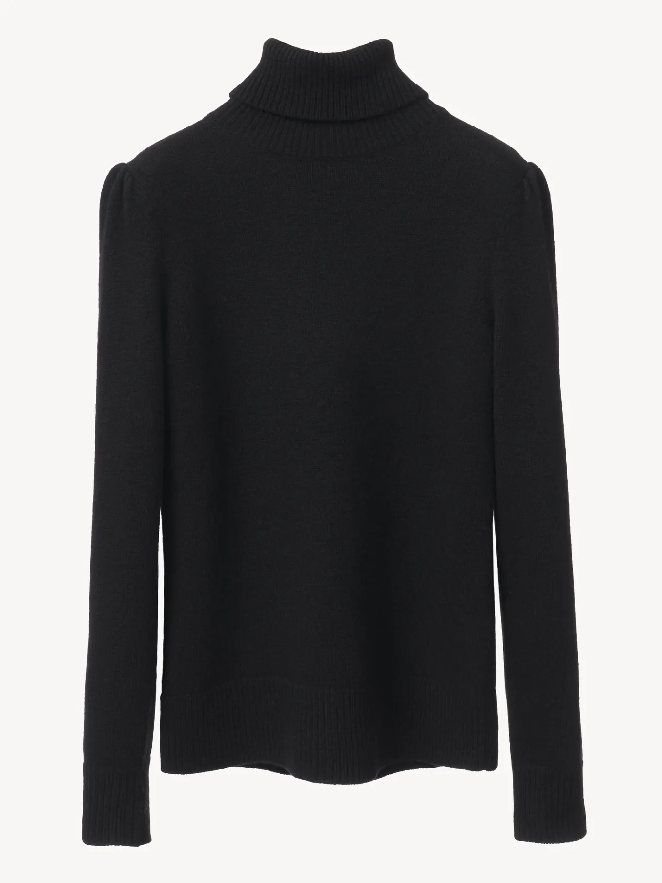 Maille-Chloé Pull Col Roule Noir