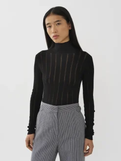 Vêtements-Chloé Pull Col Roule Noir