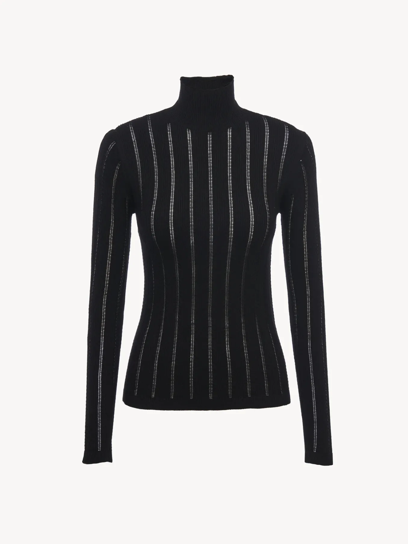 Vêtements-Chloé Pull Col Roule Noir