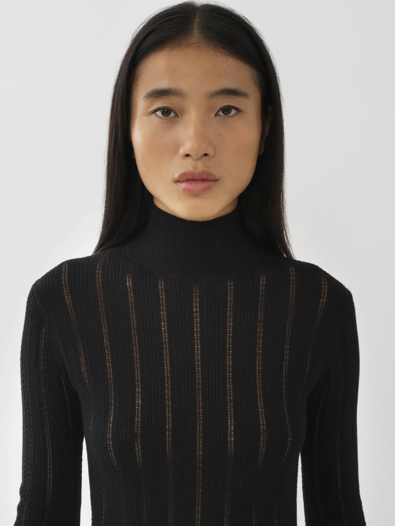 Vêtements-Chloé Pull Col Roule Noir