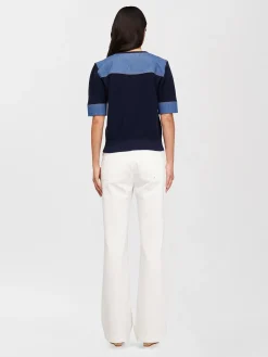 Vêtements-Chloé Pull Manches Courtes Ink Navy
