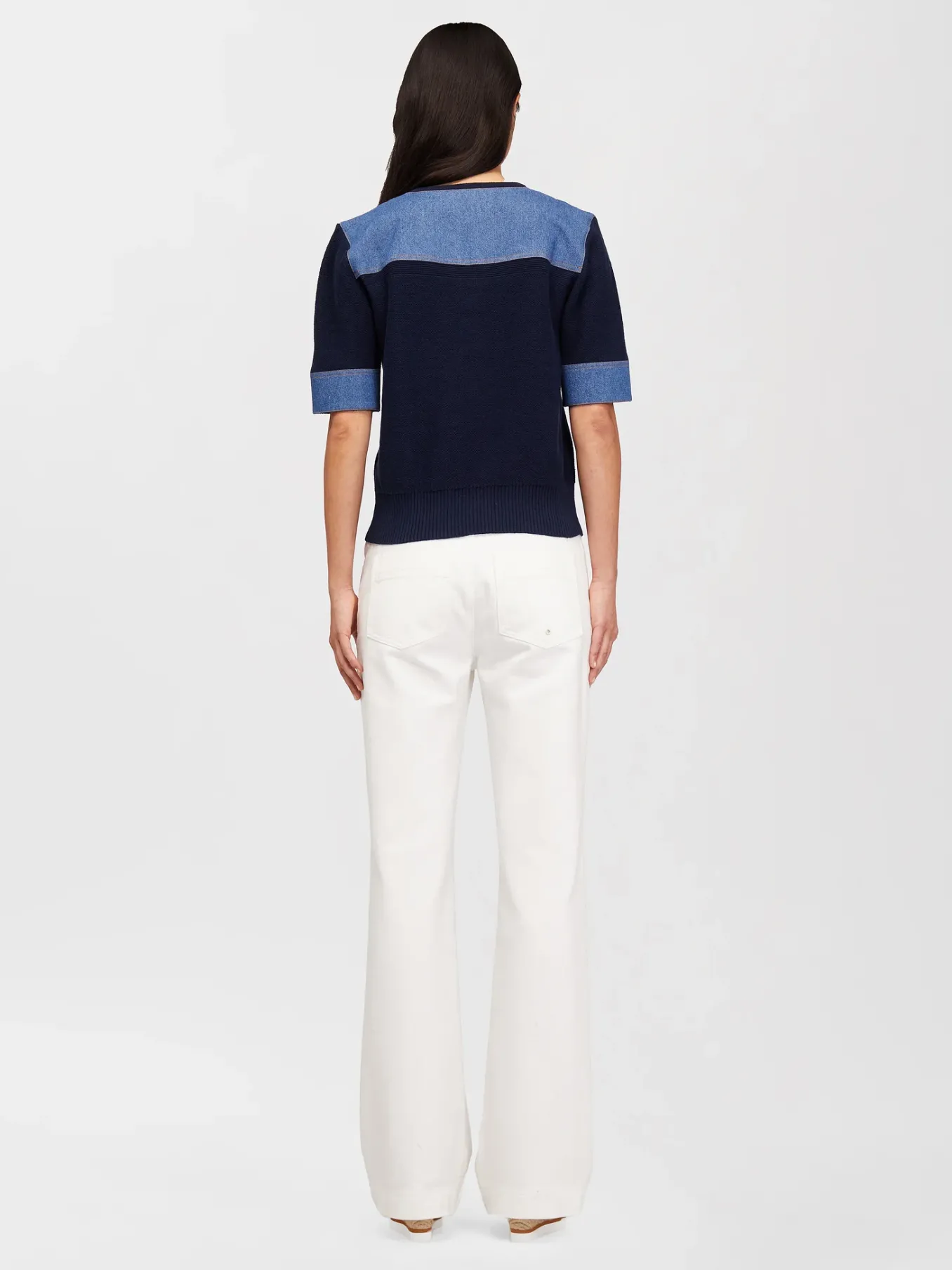 Vêtements-Chloé Pull Manches Courtes Ink Navy