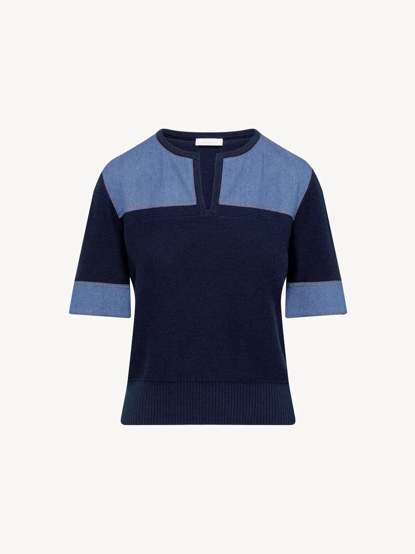 Vêtements-Chloé Pull Manches Courtes Ink Navy