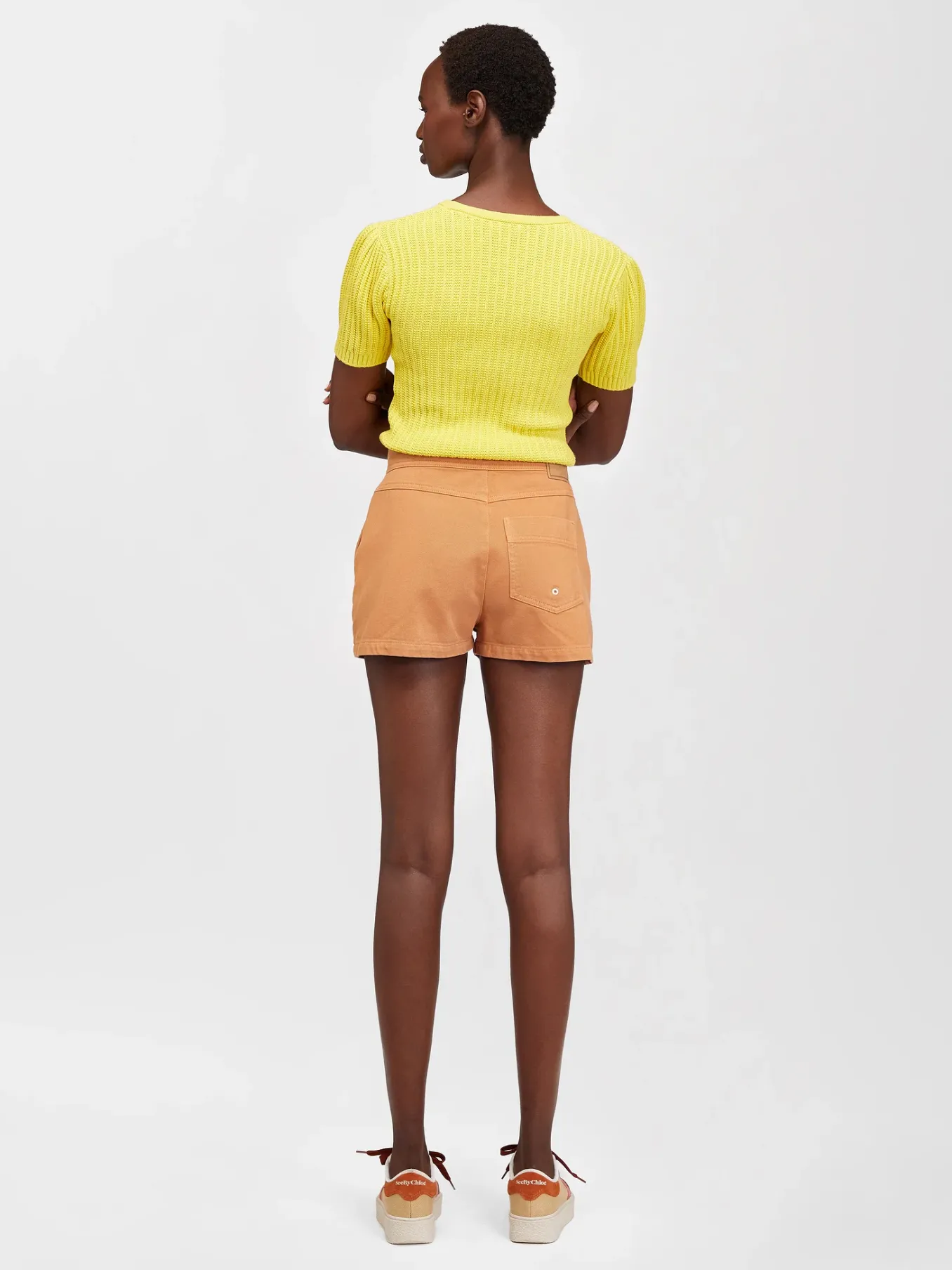 Vêtements-Chloé Pull Manches Courtes Bouffantes Glowing Yellow