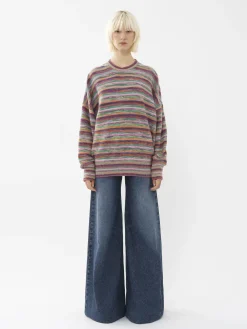 Maille-Chloé Pull Oversize Multicolor Black 1