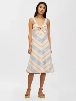 Vêtements-Chloé Robe Bain De Soleil Midi Multicolor Pink 1