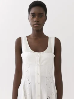 Robes-Chloé Robe Bain De Soleil Midi Iconic Milk