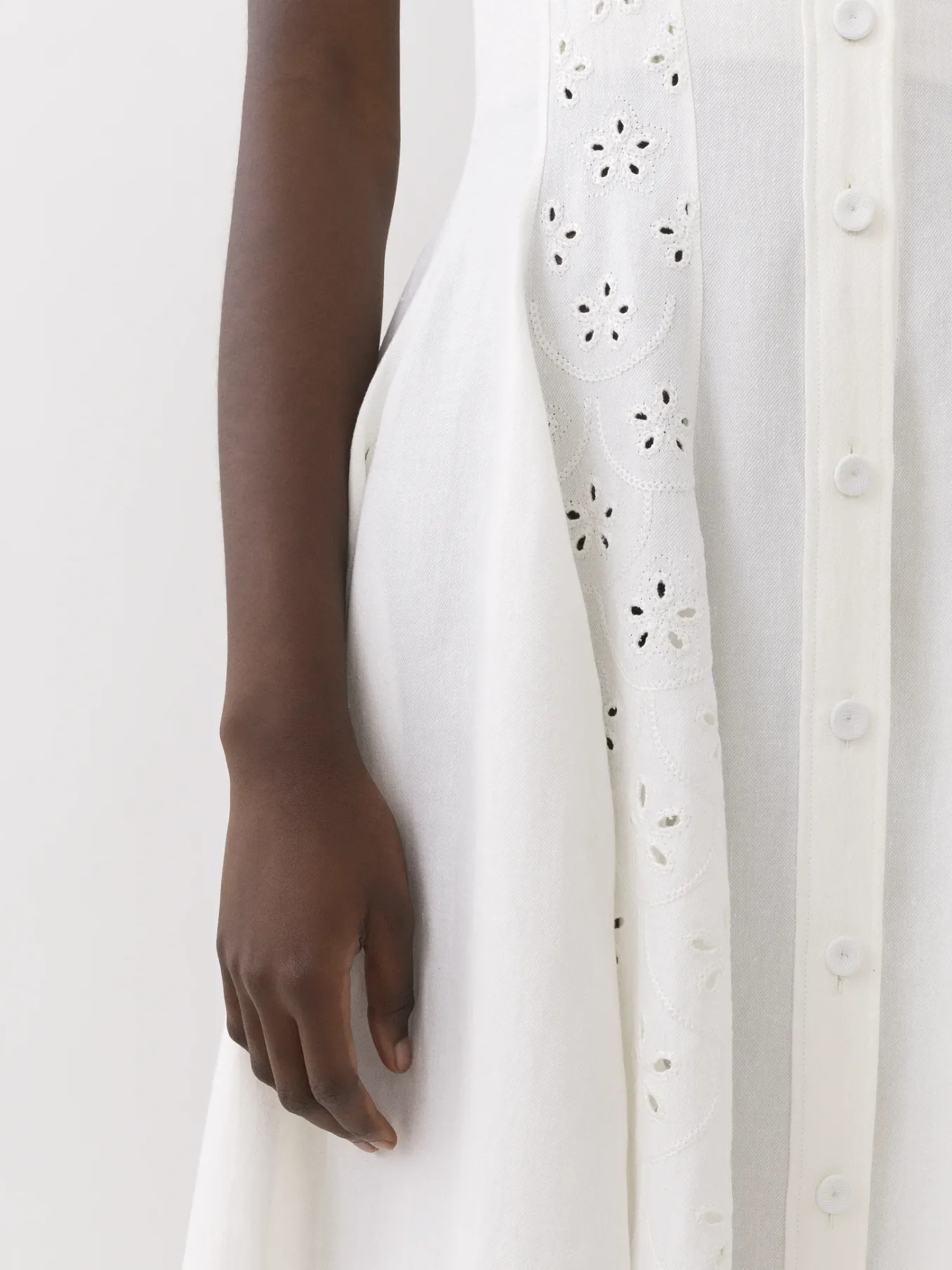 Robes-Chloé Robe Bain De Soleil Midi Iconic Milk