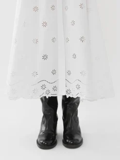 Robes-Chloé Robe Chasuble Corset Blanc