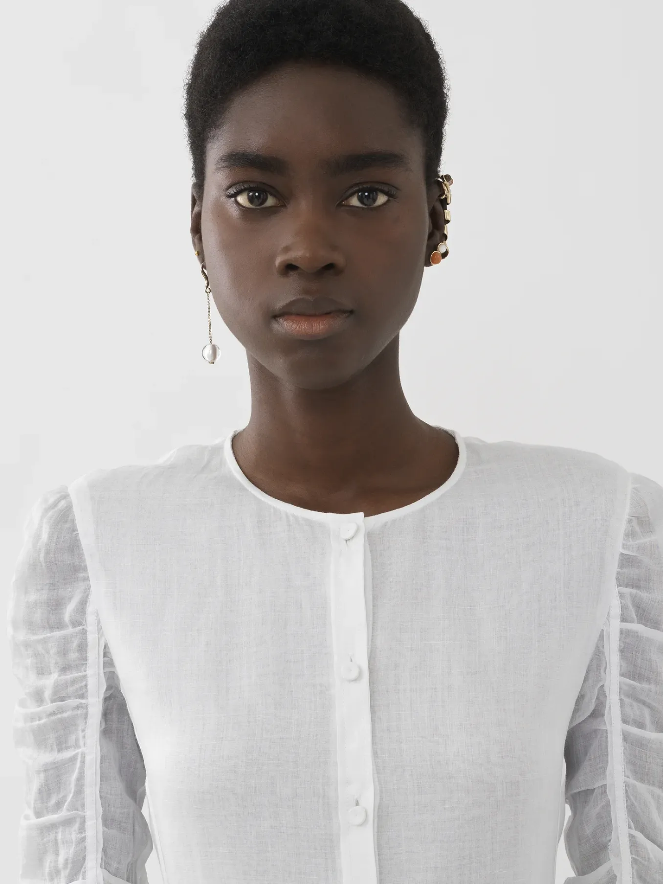 Robes-Chloé Robe Chemise Longue Blanc