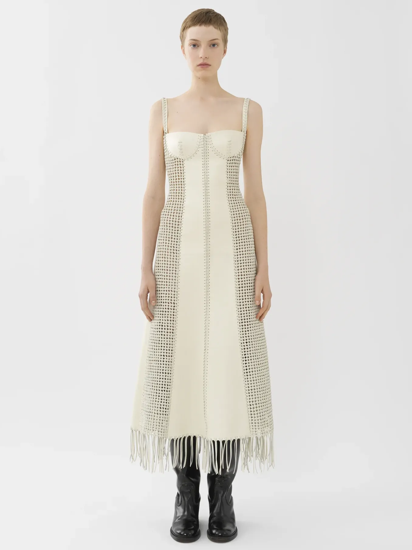 Robes-Chloé Robe Corset Confident White