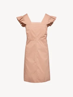 Vêtements-Chloé Robe Courte Chasuble Dusty Coral